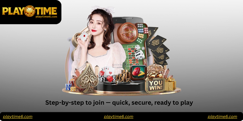 Step-by-step to join — quick, secure, ready to play