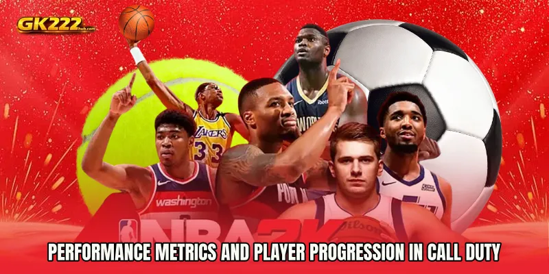 Performance metrics and player progression in Call Duty live play